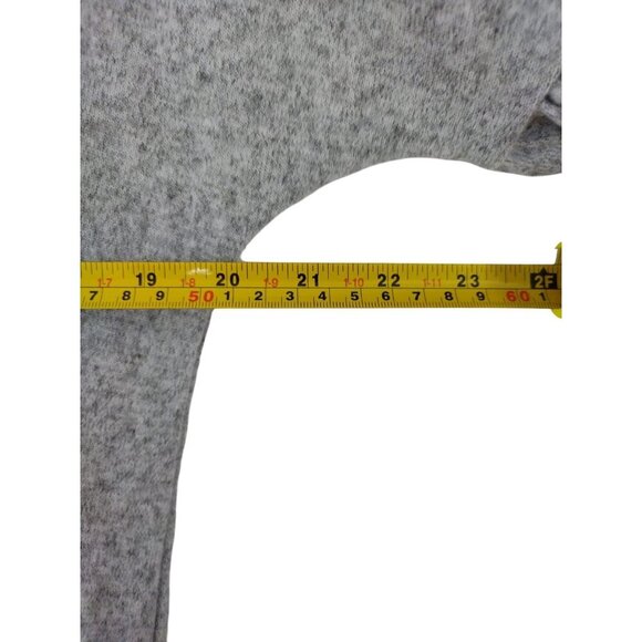 Cozy Womens Gray Open-Front Cardigan With Long Sleeves & Relaxed Fit, NWT - Picture 6 of 6